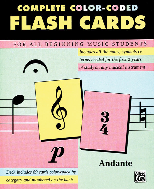Complete Color-Coded Flash Cards (Alfred Music)