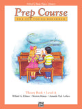 Alfred's Basic Piano Prep Course: Theory Book A — Palmer, Manus & Lethco (Alfred Music)