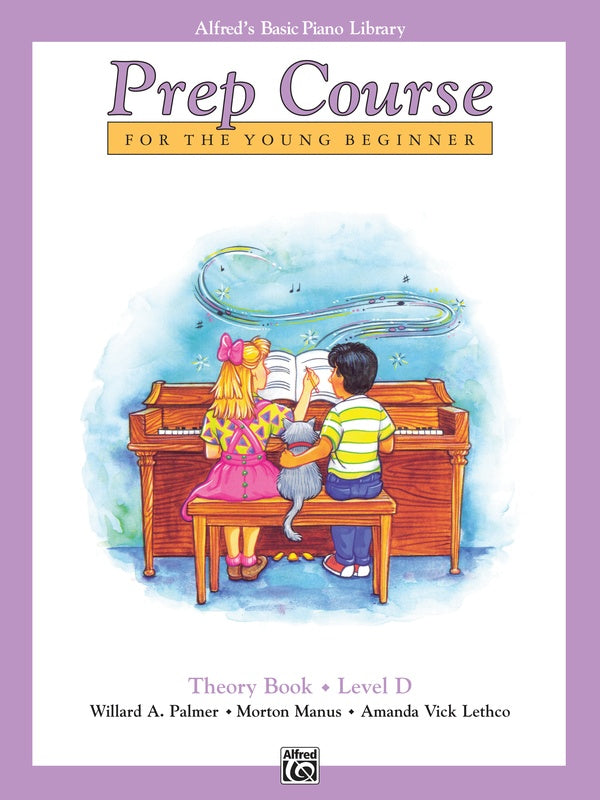Alfred's Basic Piano Prep Course: Theory Book D — Palmer, Manus & Lethco (Alfred Music)