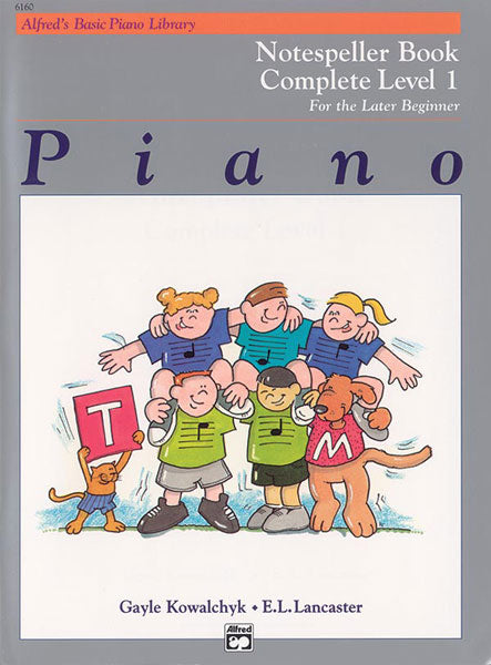 Alfred's Basic Piano Library: Notespeller Book Complete 1 (1A/1B) — Kowalchyk & Lancaster (Alfred Music)