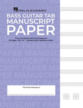 Bass Guitar Tablature Manuscript Paper (Purple Cover) (Hal Leonard)
