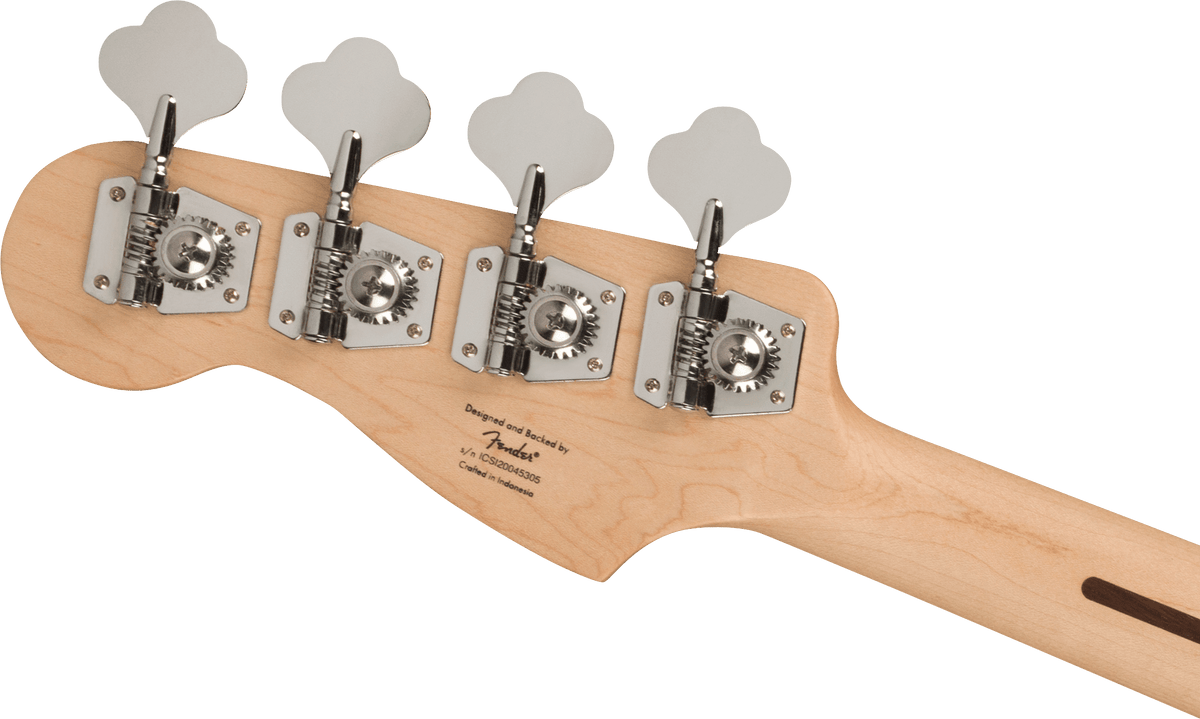 Fender Squier® Affinity Series® Precision Bass® PJ Pack, Maple Fingerboard, Black, Gig Bag, Rumble 15 - 120V