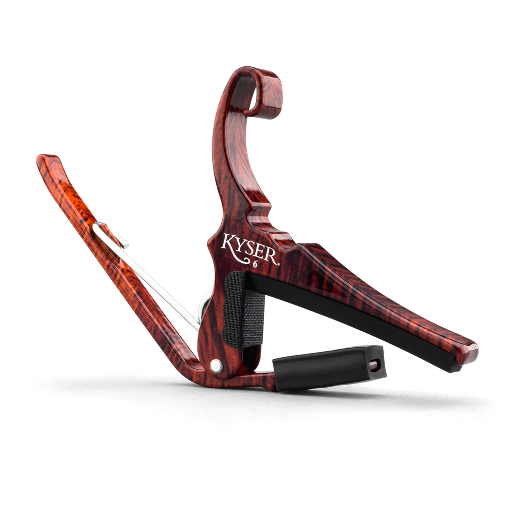 Kyser Quick-Change Acoustic Guitar Capo, Rosewood