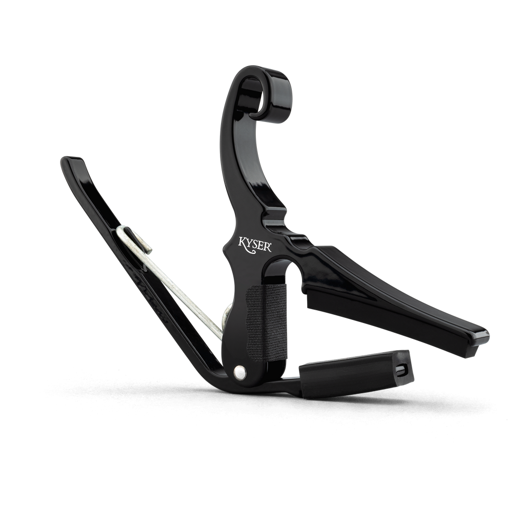 Kyser Quick-Change Drop-D Partial Guitar Capo, Black