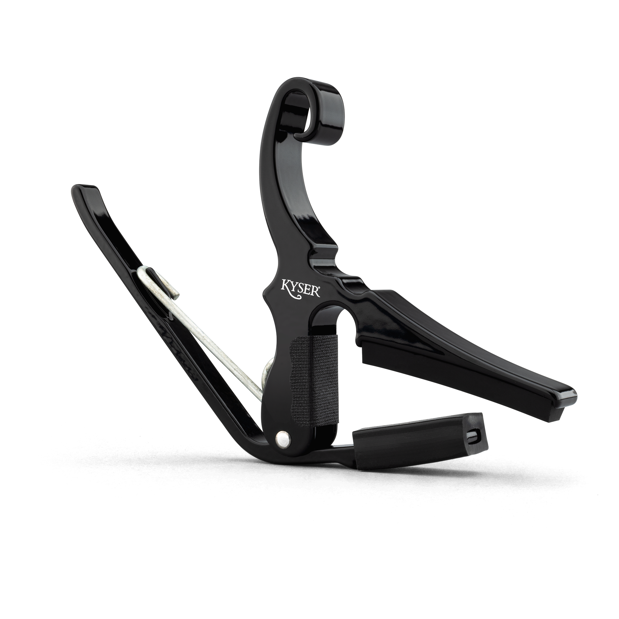 Kyser Quick-Change Drop-D Partial Guitar Capo, Black