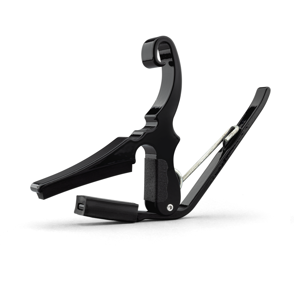 Kyser Quick-Change Drop-D Partial Guitar Capo, Black