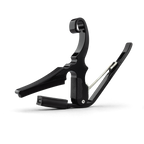 Kyser Quick-Change Drop-D Partial Guitar Capo, Black