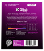 Elixir Nanoweb Coated Phosphor Bronze Acoustic Guitar Strings - Light (.012-.053)
