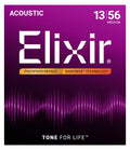 Elixir Nanoweb Coated Phosphor Bronze Acoustic Guitar Strings - Medium (.013-.056)