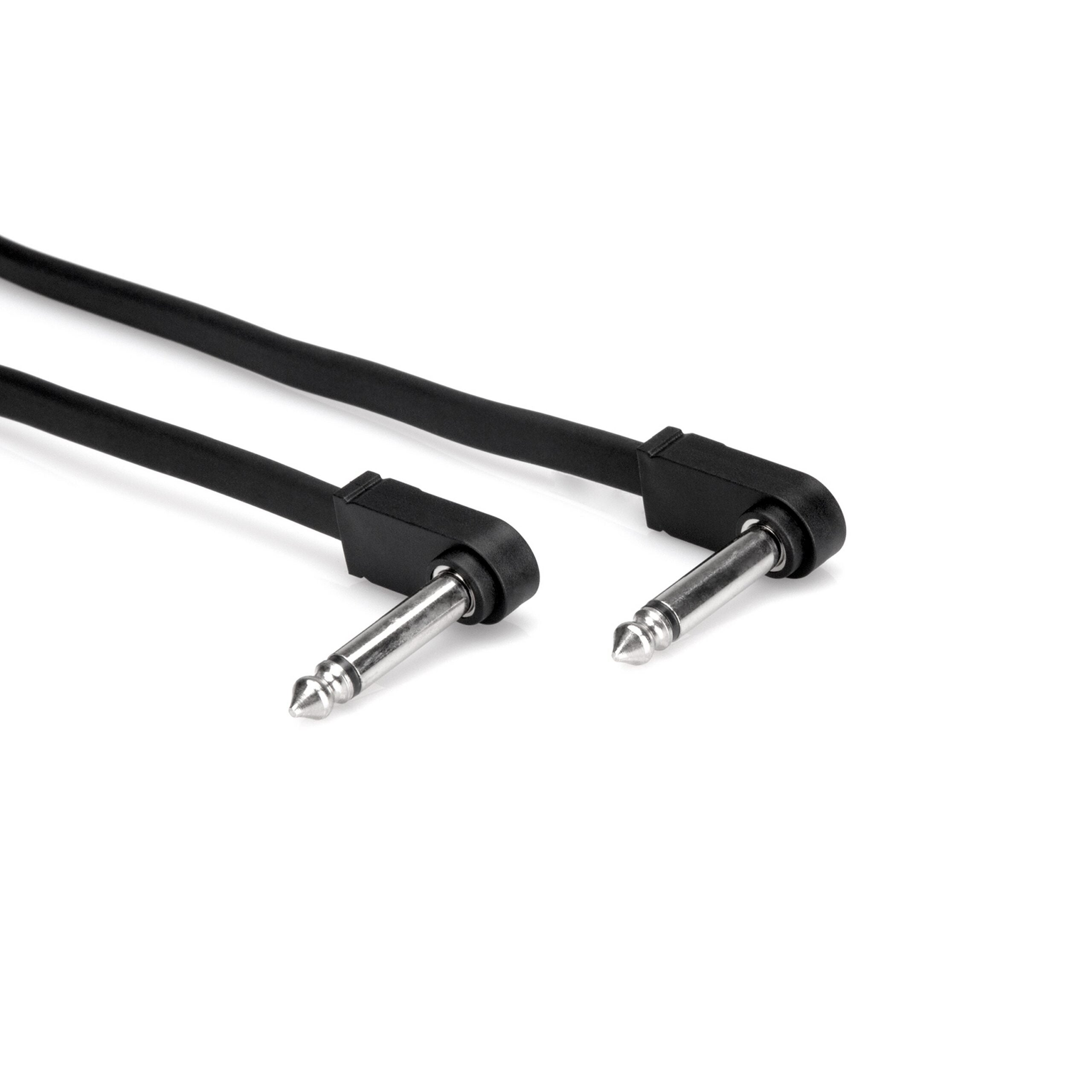 Hosa CFP-112 Flat Guitar Patch Cable, 12 in