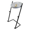 Panyard Jumbie Jam Steel Drum Kit with Metal Z-Stand (G Major), Silver
