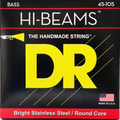 DR Strings Hi-Beam MR-45 Stainless Steel Bass Strings, Medium (.045-.105)