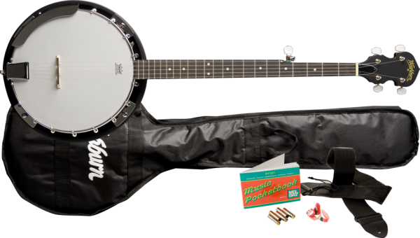 Washburn B8K Americana 5-String Resonator Banjo Pack