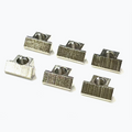 Allparts ABR-Style Tune-o-matic Bridge Saddles, Nickel (Set of 6)