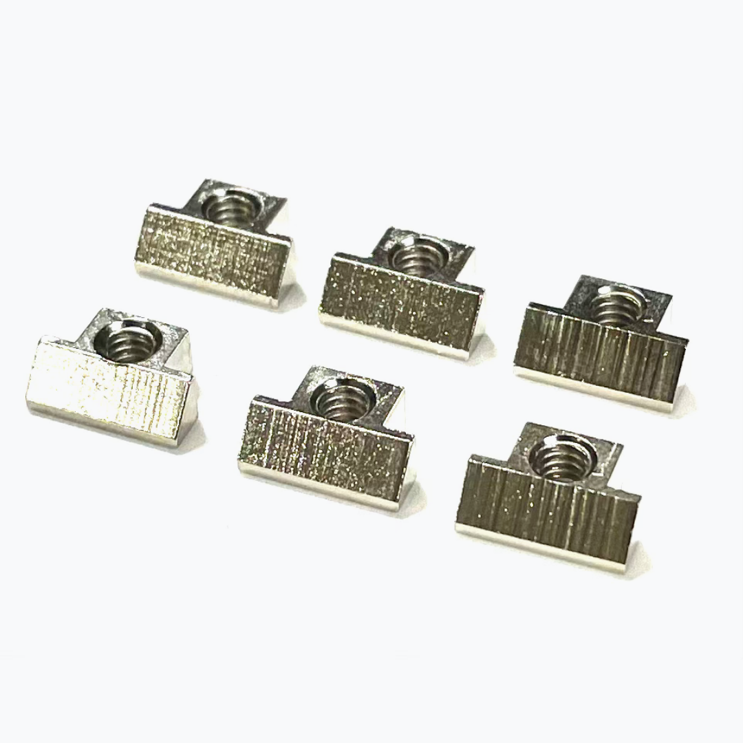 Allparts ABR-Style Tune-o-matic Bridge Saddles, Nickel (Set of 6)