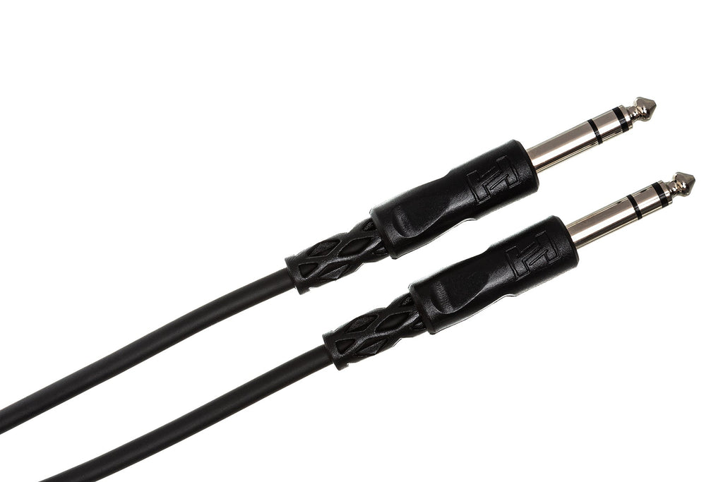 Hosa CSS-105 Balanced Interconnect Cable, 1/4 inch TRS to Same (5 ft)
