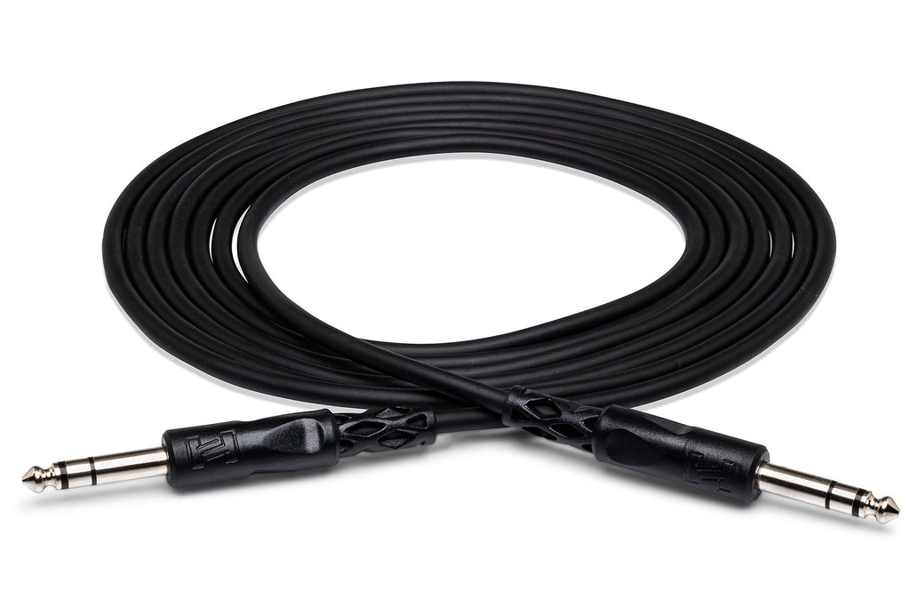 Hosa CSS-105 Balanced Interconnect Cable, 1/4 inch TRS to Same (5 ft)
