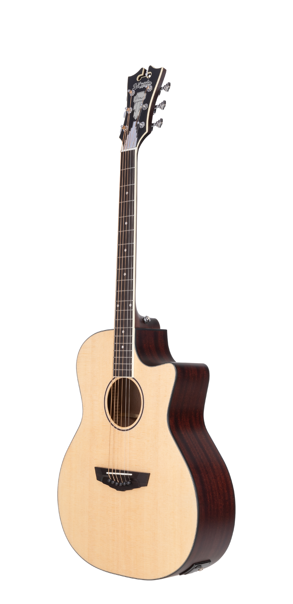 D'Angelico Premier Gramercy LS Acoustic-Electric Guitar (Natural)