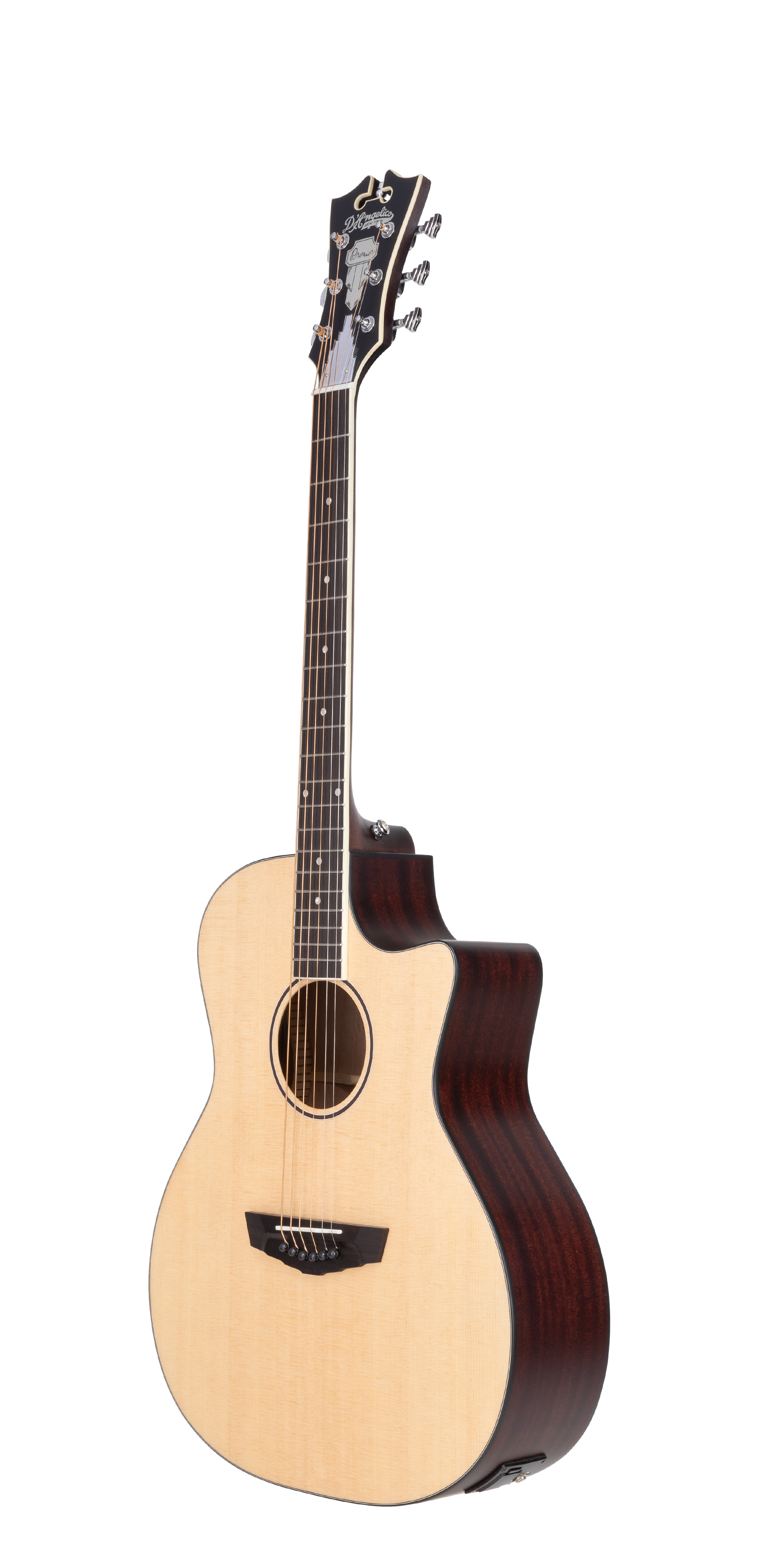 D'Angelico Premier Gramercy LS Acoustic-Electric Guitar (Natural)