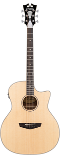 D'Angelico Premier Gramercy LS Acoustic-Electric Guitar (Natural)