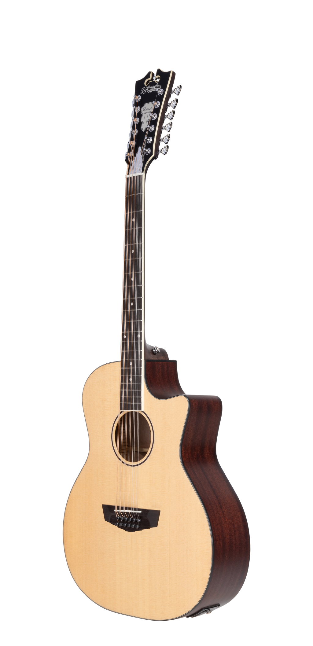 D'Angelico Premier Fulton LS 12-String Acoustic-Electric Guitar (Natural)