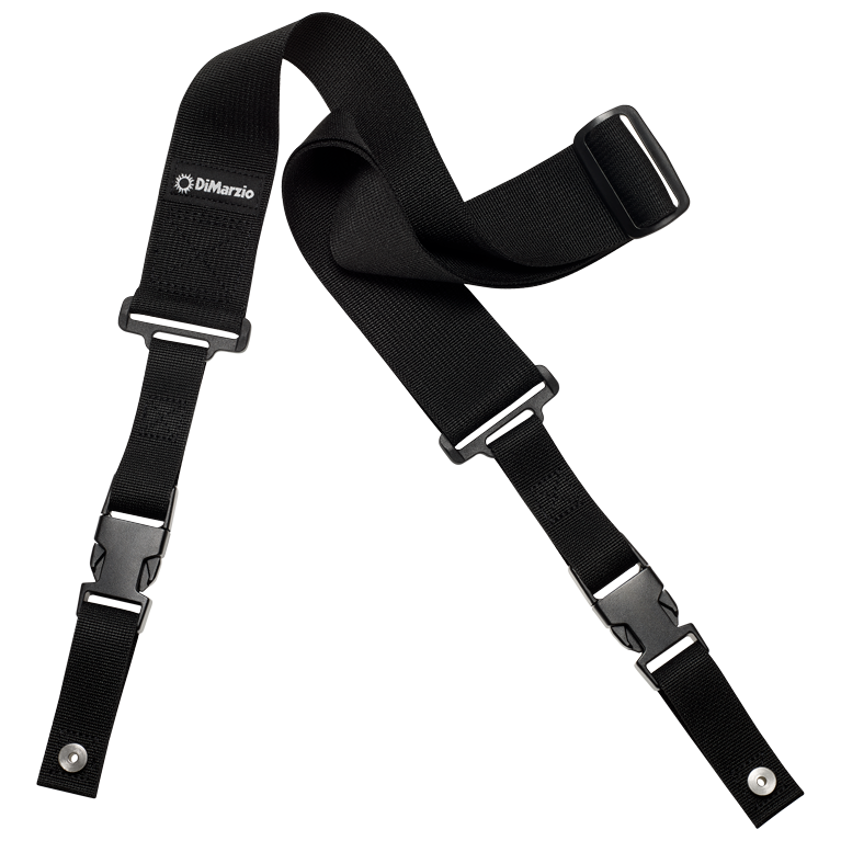 DiMarzio Cordura ClipLock Guitar Strap Black