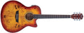 Washburn Deep Forest Burl ACE Acoustic-Electric Guitar Amber Fade