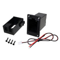 Allparts 9-Volt Battery Compartment for Acoustic Guitar, Black