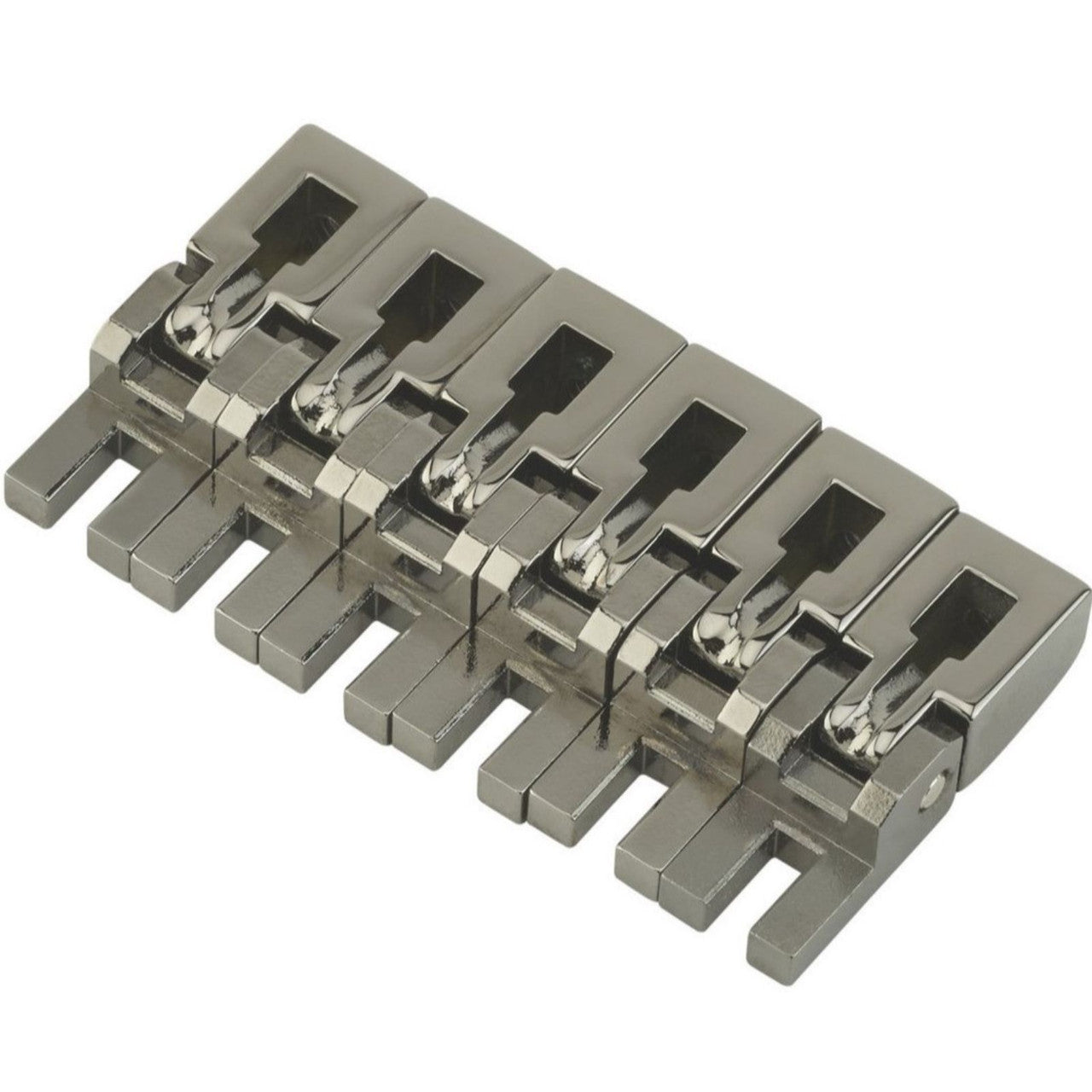 Floyd Rose Special Series Bridge Saddles, Black Nickel (Set of 6)