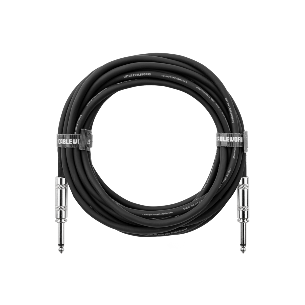 Gator CableWorks Backline Series 10' Straight Instrument Cable