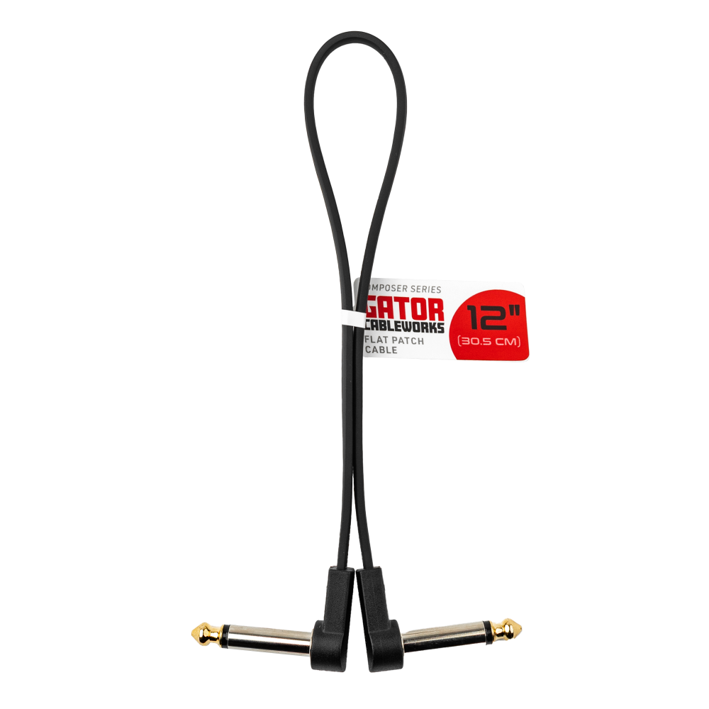 Gator Cableworks Composer Series 12-Inch Flat Patch Cable