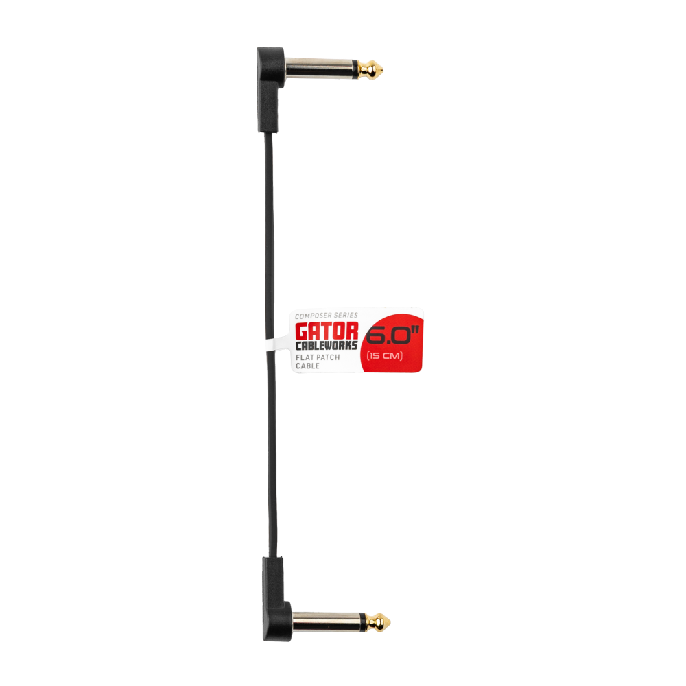 Gator Cableworks Composer Series 6-Inch Flat Patch Cable