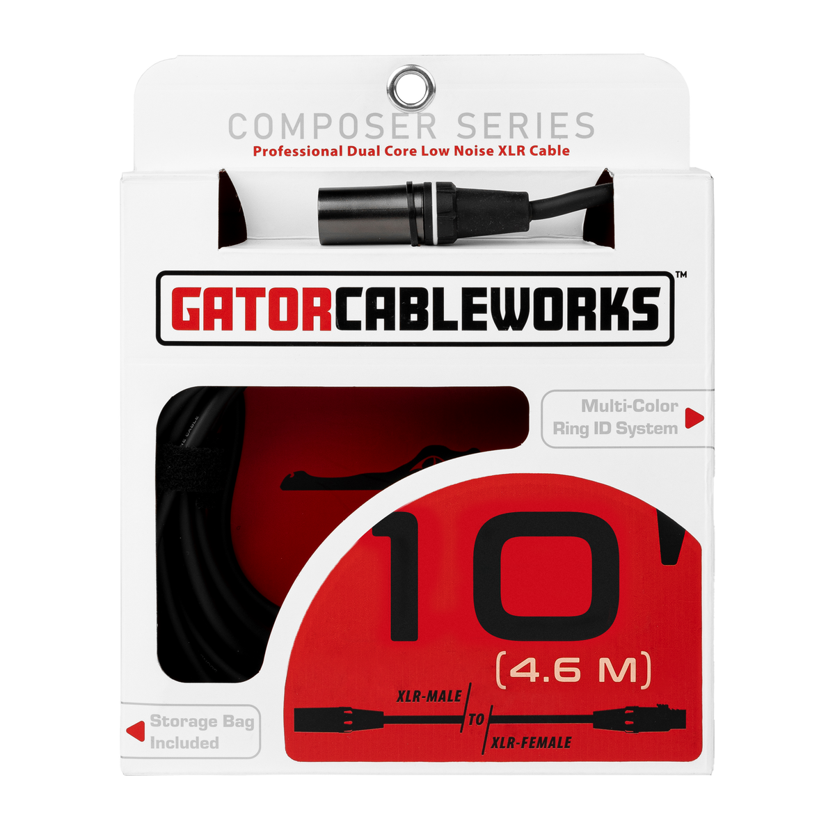 Gator Cableworks Composer Series 10' XLR Microphone Cable