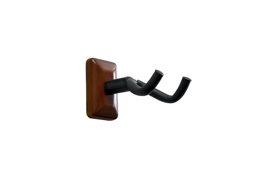 Gator Frameworks Wall Mounted Guitar Hanger - Mahogany