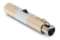 Hosa GMS-274 Microphone On/Off Power Switch, XLR3F to XLR3M