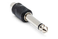 Hosa GPR-101 Adaptor, RCA Female to 1/4 inch TS Male (2 Pieces)