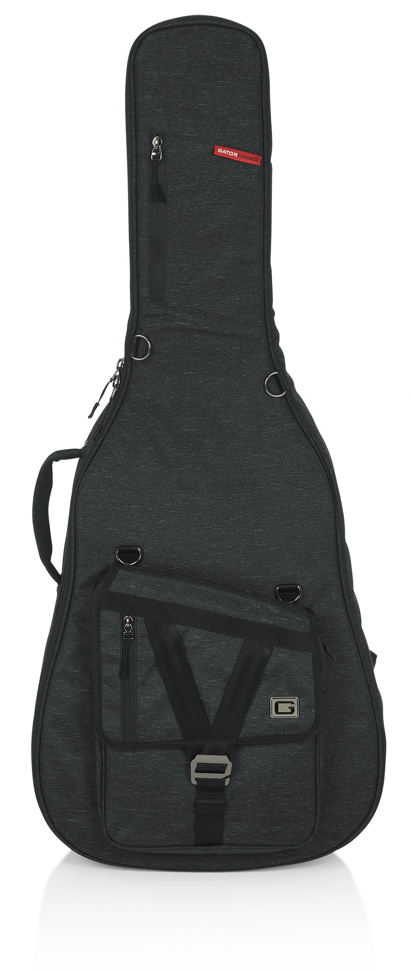 Gator Transit Series Jumbo Acoustic Guitar Gig Bag - Charcoal Black