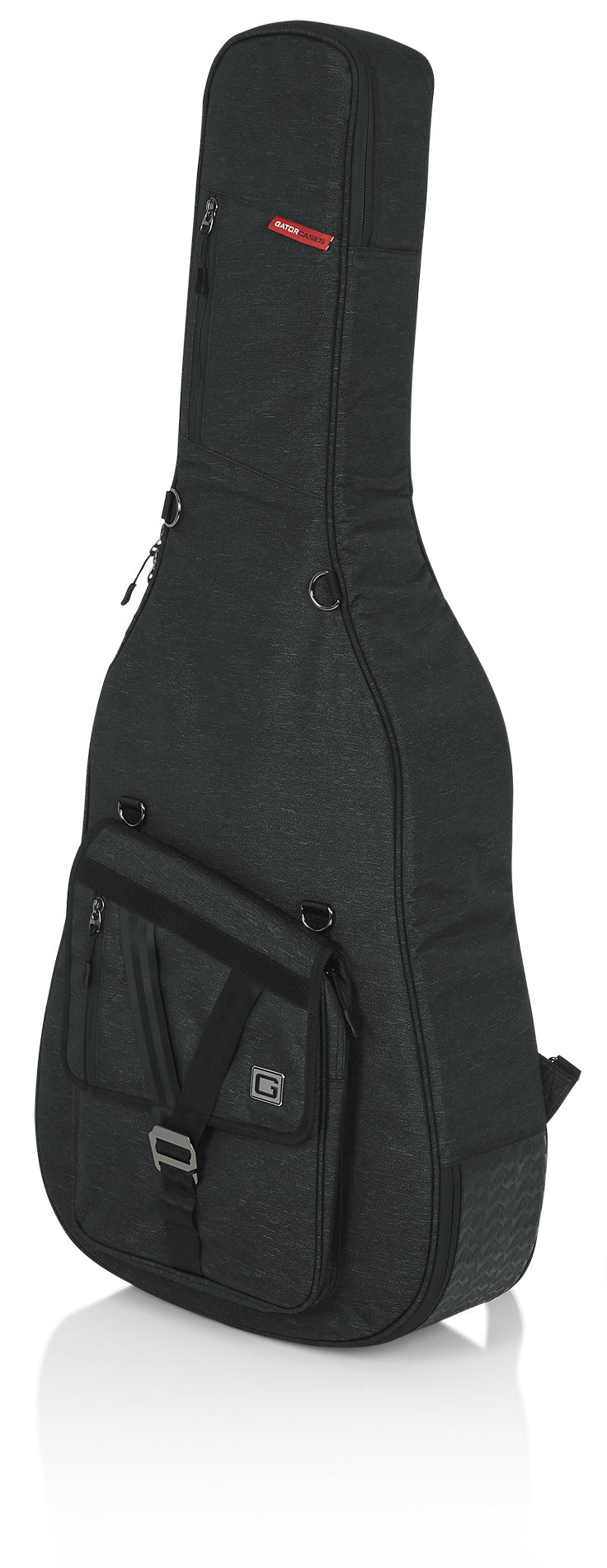 Gator Transit Series Jumbo Acoustic Guitar Gig Bag - Charcoal Black