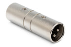 Hosa GXX-144 Gender Changer, XLR3M to Same