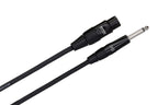 Hosa HMIC-010HZ Pro Microphone Cable, REAN XLR3F to 1/4 inch TS (10 ft)