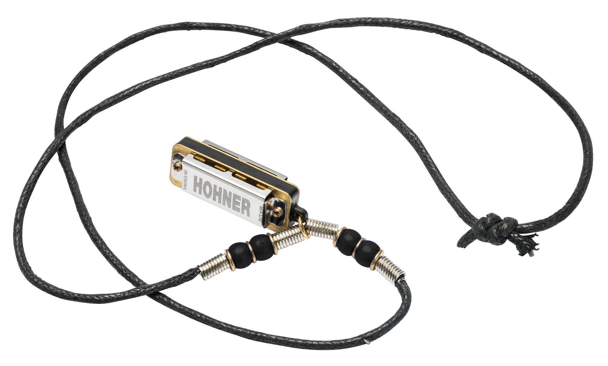 Hohner Mini Harmonica Necklace, Black