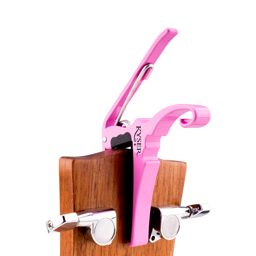 Kyser Quick-Change Acoustic Guitar Capo Pink Revival