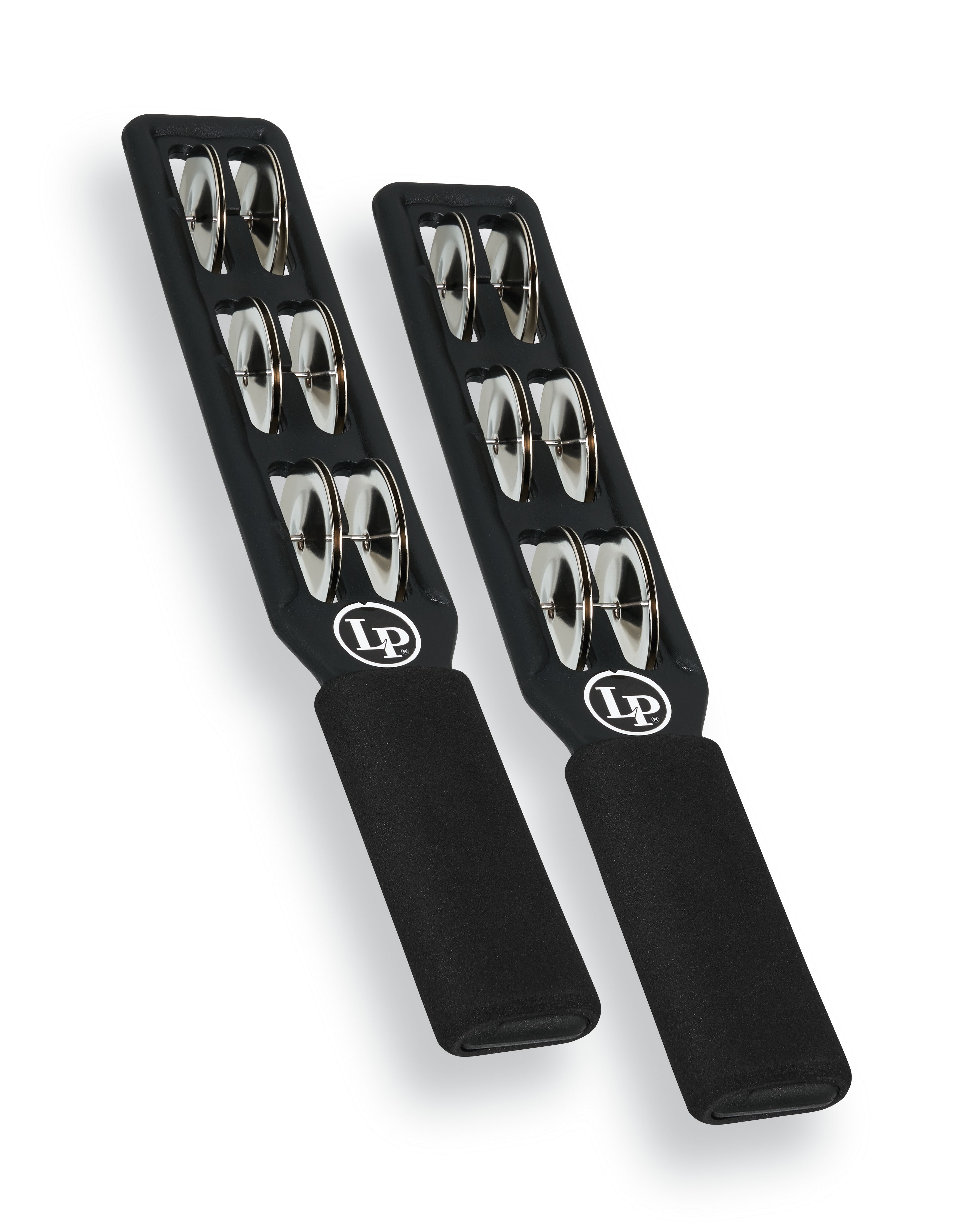 Latin Percussion LP180 Jingle Sticks - Black with Steel Jingles