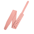 Levy's Pastel Leather Series M26GFP-SLM Garment Leather Guitar Strap - Salmon