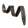 Levy's Rebel Leathers Series M80RBEY Leather Guitar Strap - Black