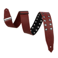 Levy's Rebel Leathers Series M80RBEY Leather Guitar Strap - Oxblood