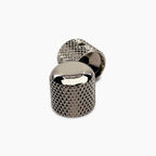 Allparts Metal Dome Knobs, Nickel (Set of 2)