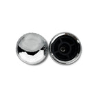 Allparts Push-On Metal Dome Knobs, Chrome (Set of 2)