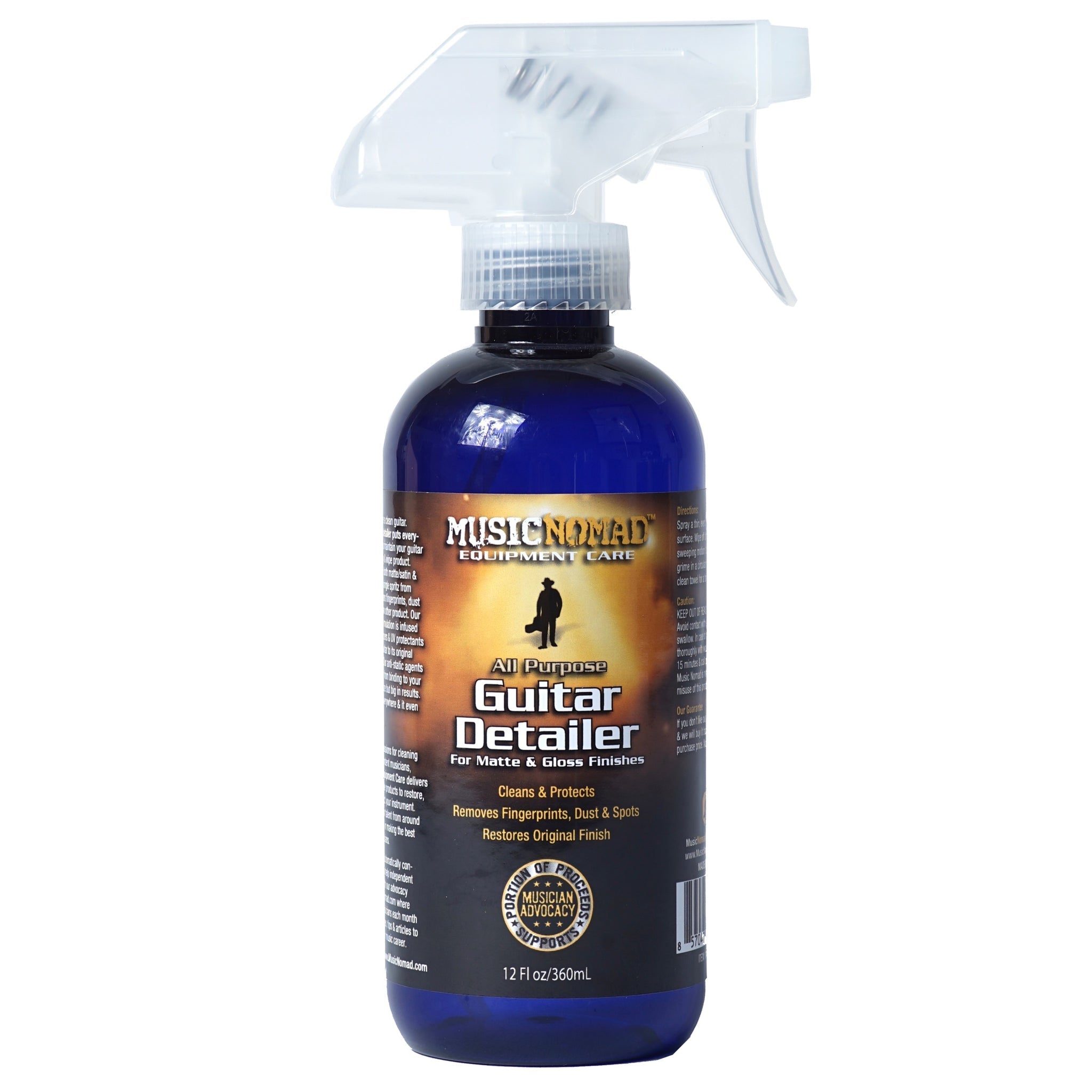Music Nomad MN152 Guitar Detailer - 12 oz. Tech Size