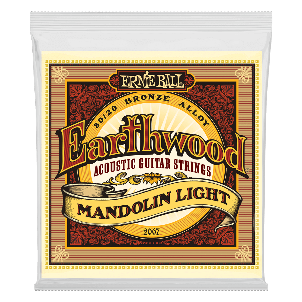 Ernie Ball Earthwood 80/20 Bronze Loop-End Mandolin Strings, Light (9-34)